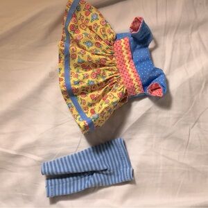 Cute Doll Outfit Colorful Spring (8-10 inch doll)
